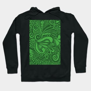 Cilantro Tiki Parrot Hoodie